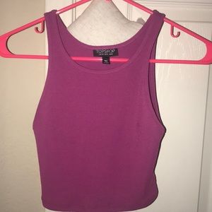 hot pink crop top // no tags but never been worn